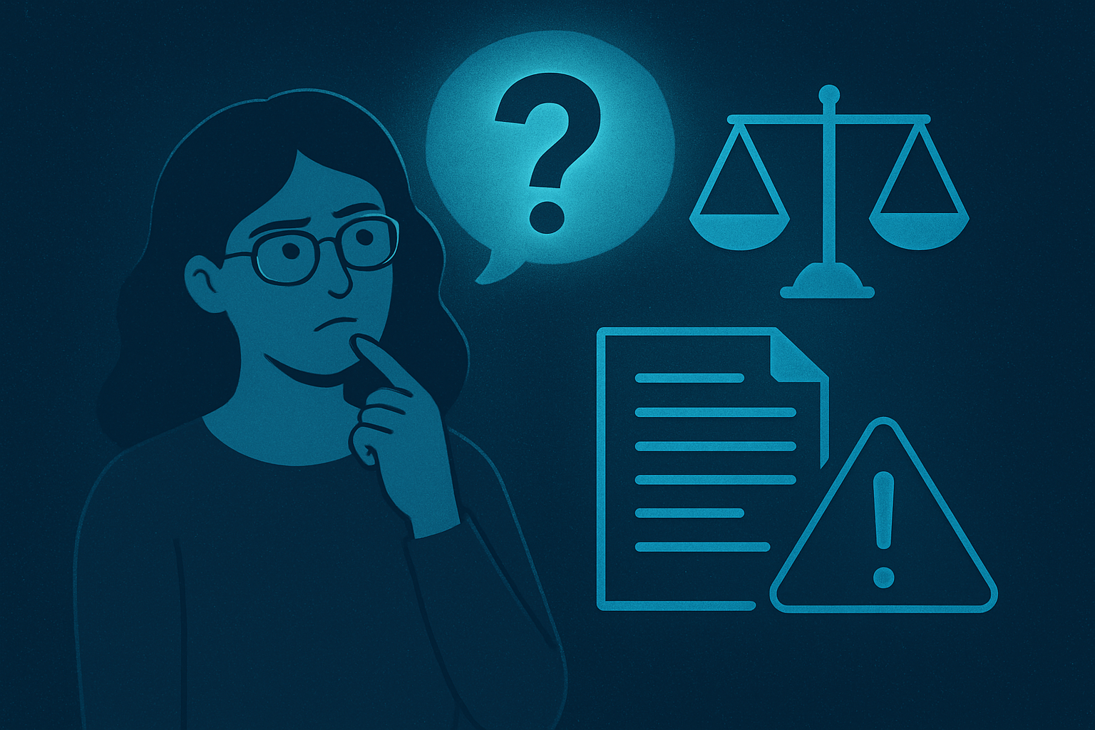 illustration of AI uncertainty