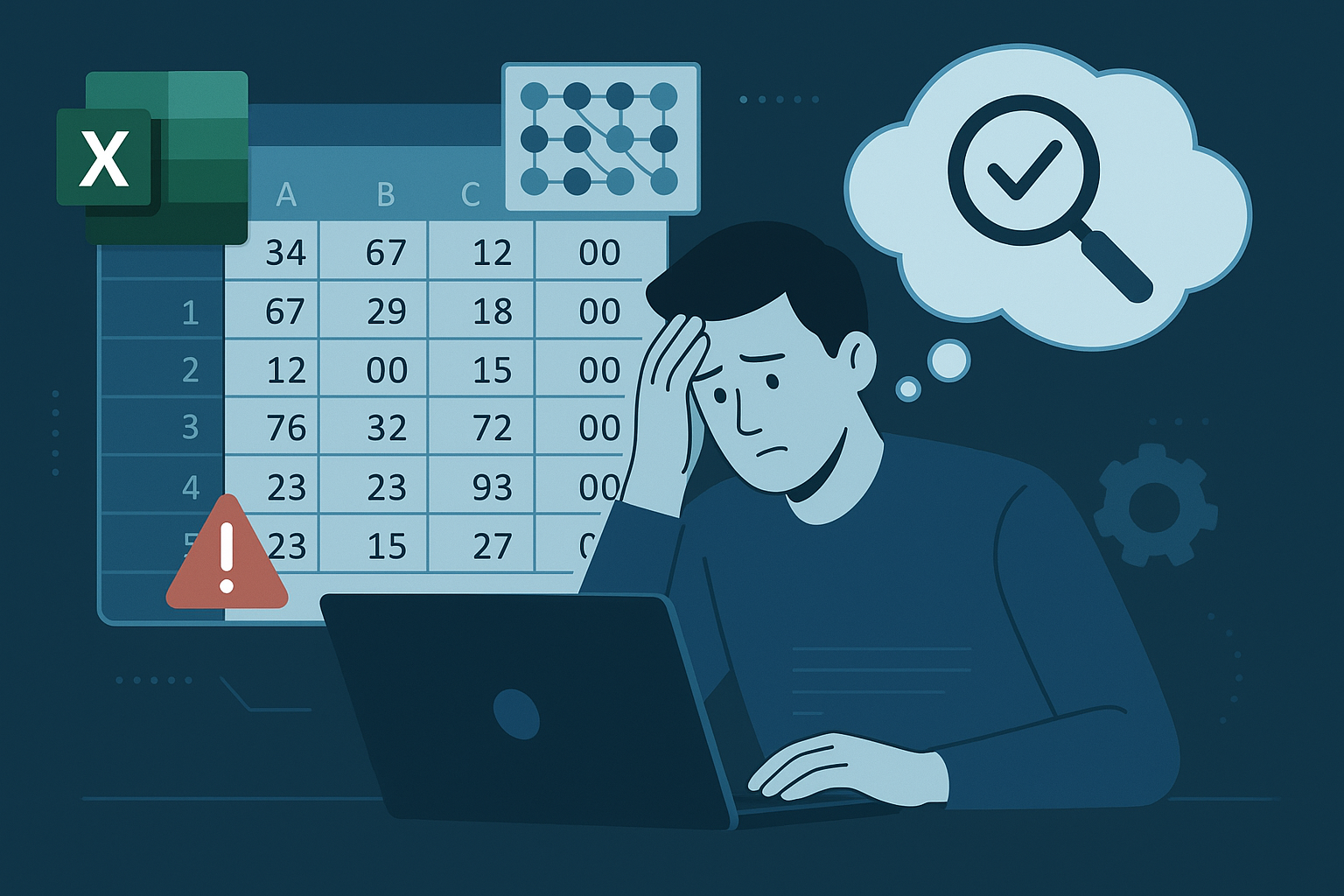 Simple Excel errors are also common.