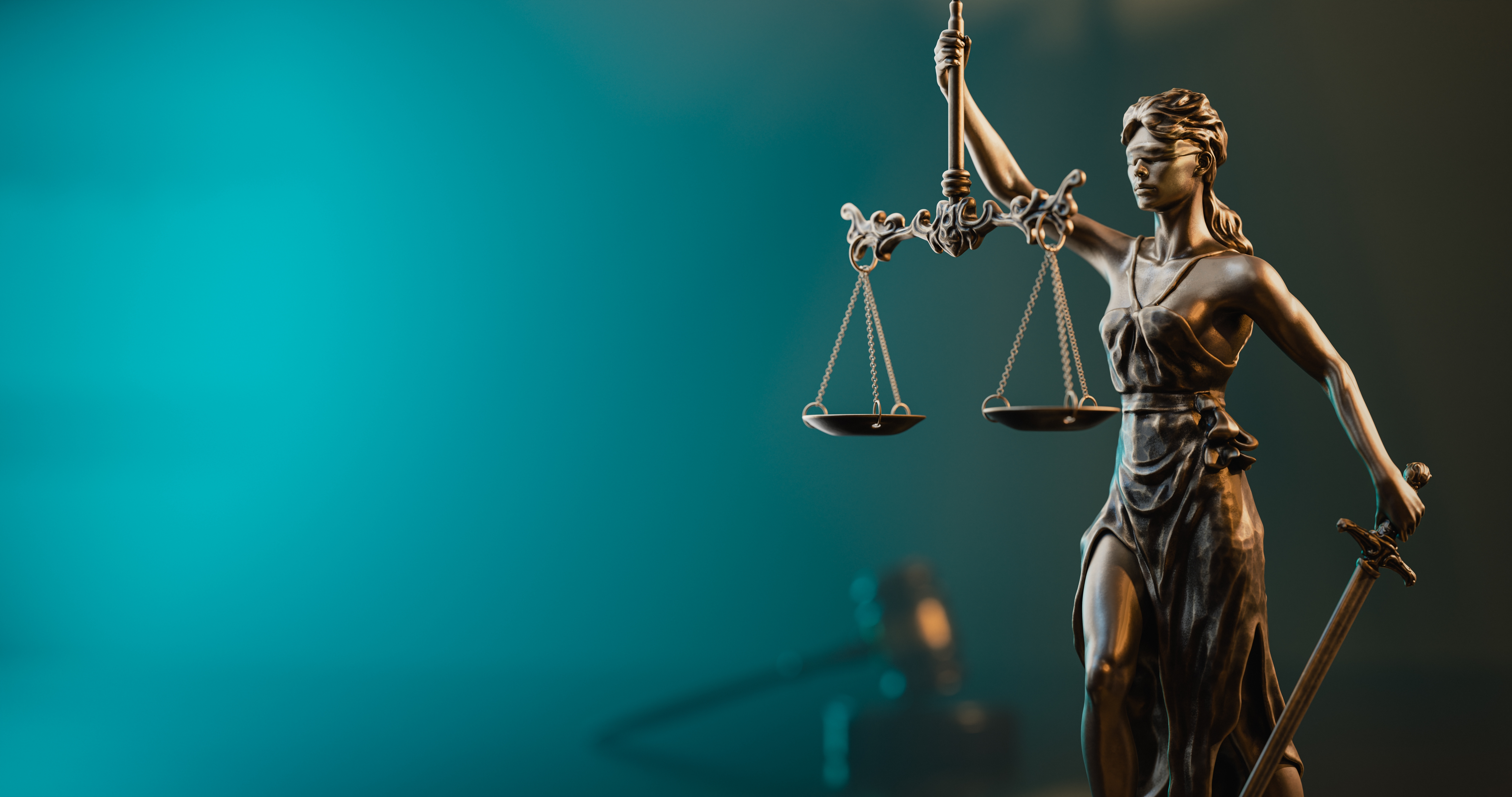 Themis, goddess of justice. External governance is required to ensure the outcomes of AI deployment are safe and just. Credit Shutterstock, Michal Bednarek
